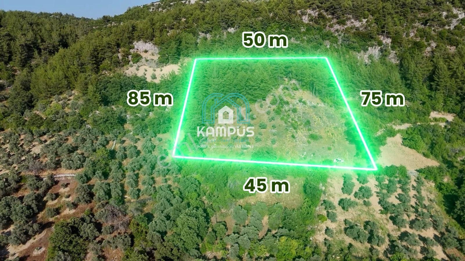 Muğla Denizova'da Satılık Tarla