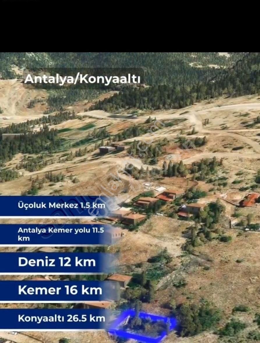 Antalya Konyaaltı Üç Oluk Mahallesi Satılık İmarlı Arsa