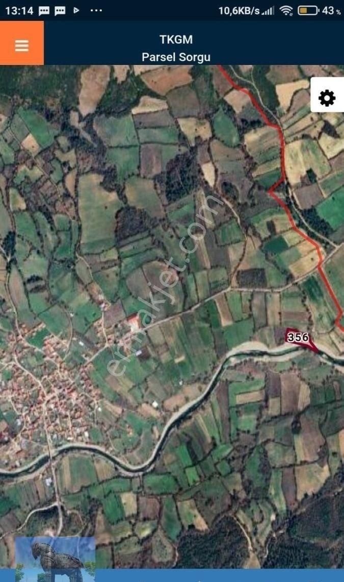 Çanakkale Yenice Çakırköy'de Satılık Tarla