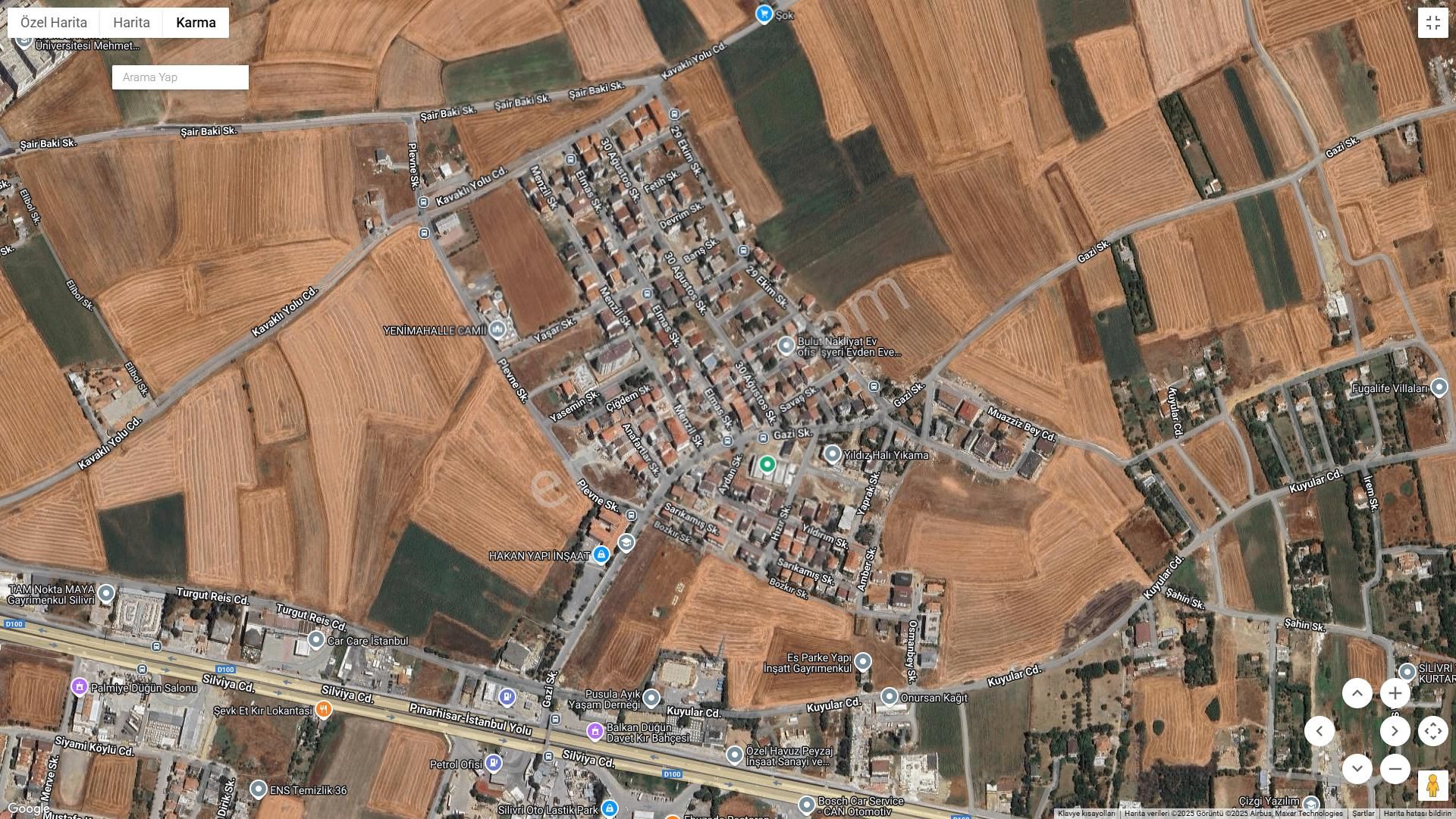 Ege Gayrimenkul* Silivri Yenimahallede 225 M2 Arsa