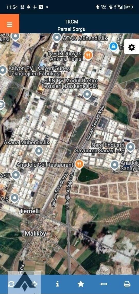 My Ekipdenankara Sincan Temelli Gazi De İmarlı İfrazlı Yerleşime Yakın Resmi Yola Cemüstakil Arsa - Görsel 10