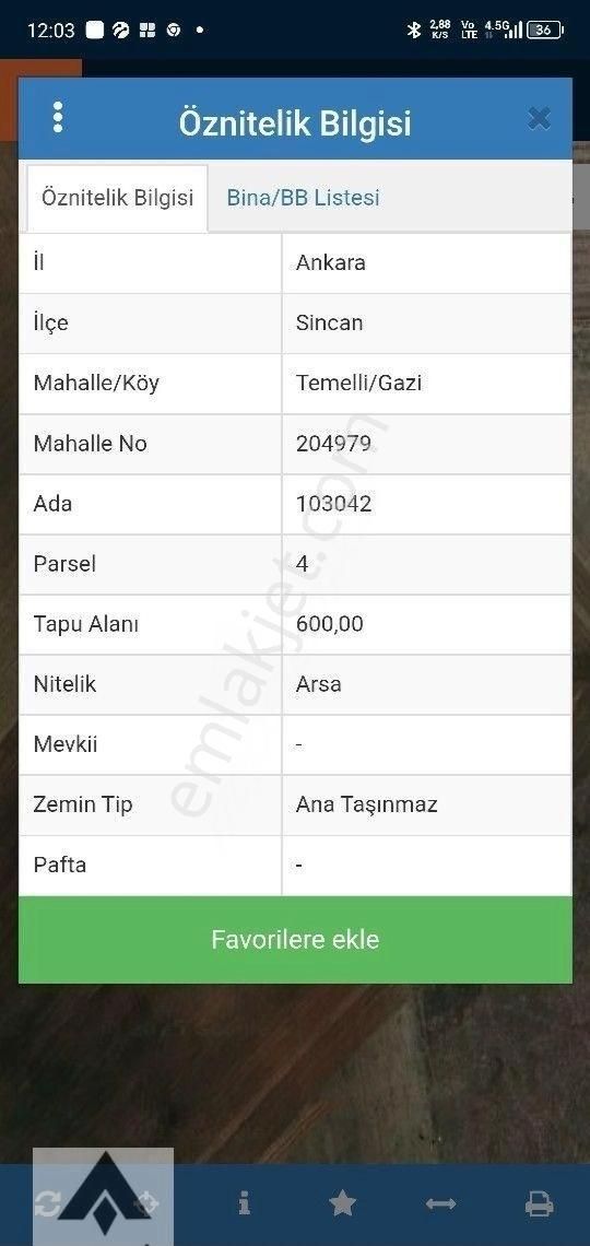 My Ekipdenankara Sincan Temelli Gazi De İmarlı İfrazlı Yerleşime Yakın Resmi Yola Cemüstakil Arsa - Görsel 20