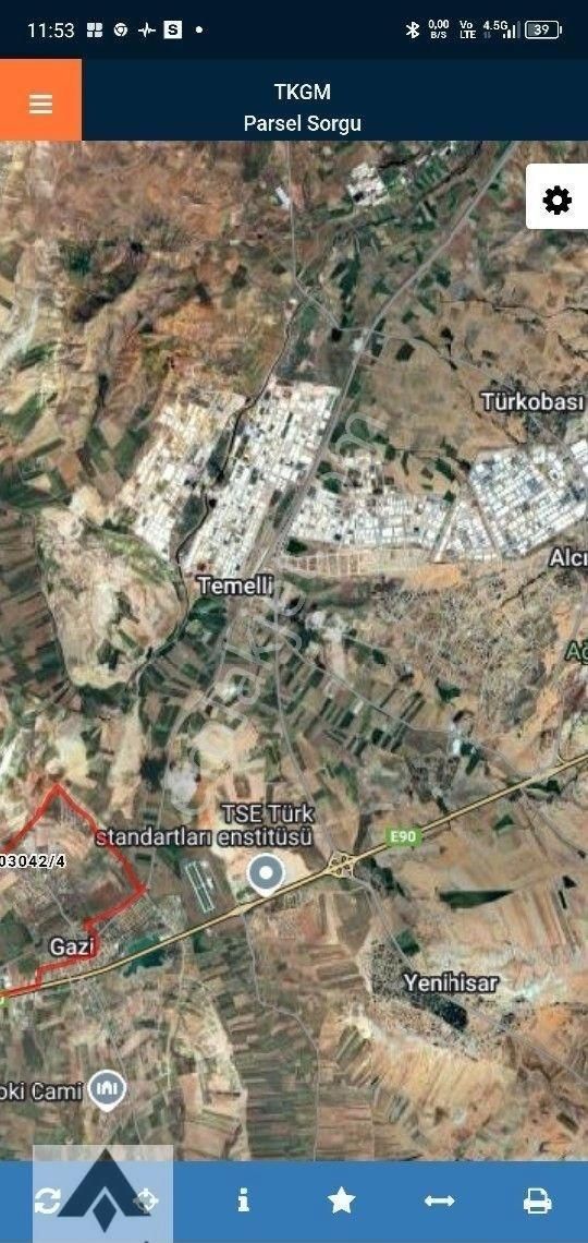 My Ekipdenankara Sincan Temelli Gazi De İmarlı İfrazlı Yerleşime Yakın Resmi Yola Cemüstakil Arsa - Görsel 23