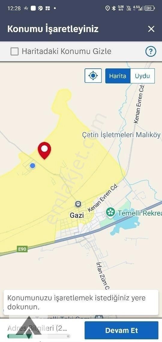 My Ekipdenankara Sincan Temelli Gazi De İmarlı İfrazlı Yerleşime Yakın Resmi Yola Cemüstakil Arsa - Görsel 13