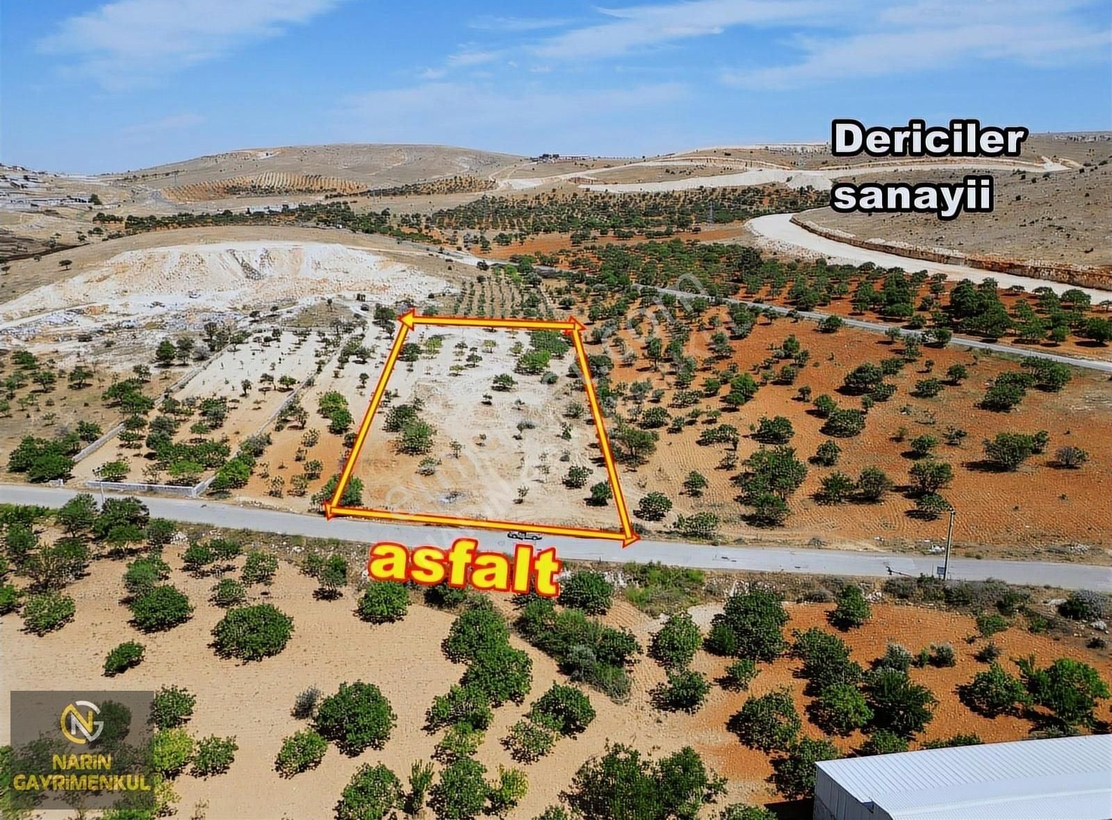 Oğuzeli Çaybaşı Mahallesinde Asfalt Üstü Fıstık Bahçesi - Görsel 8