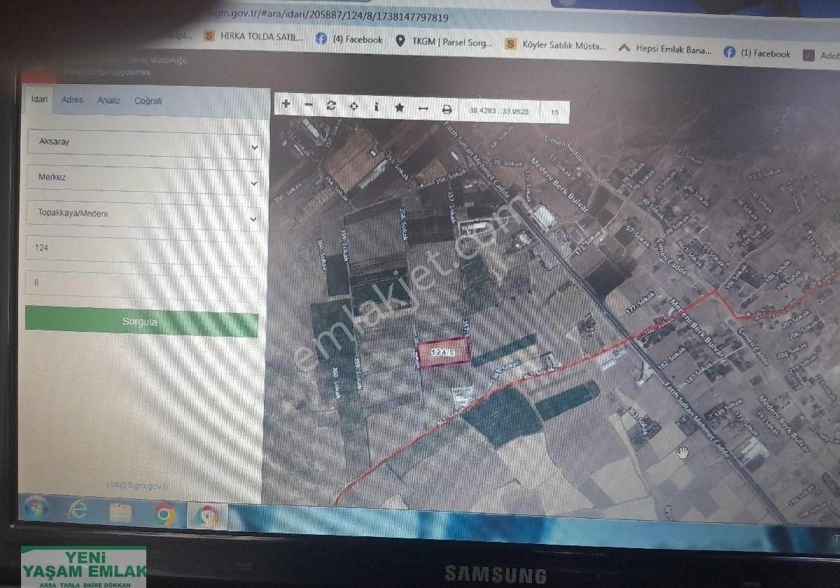 Topakkayada Satılık Tarla