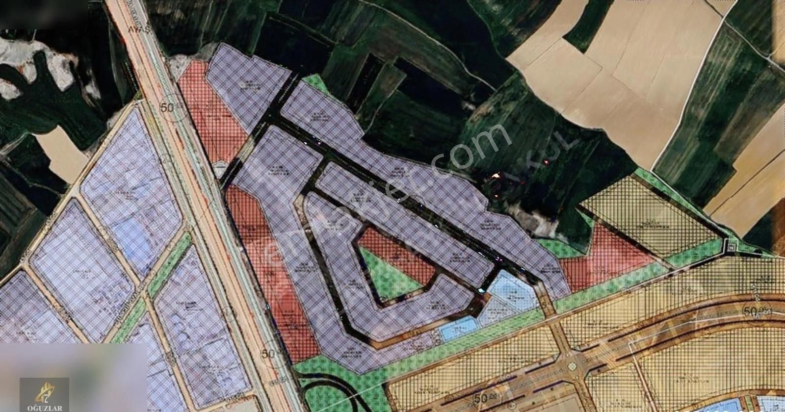 Oğuzlar'dan__ Yeni Plan İçerisinde 6700m2 Tek Tapu Sanayi Arsası