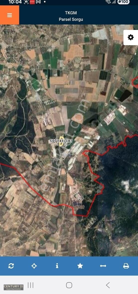İzmir Foça Ilıpınar Da Asvalt Yola İkinci Parsel Satılık Tarla
