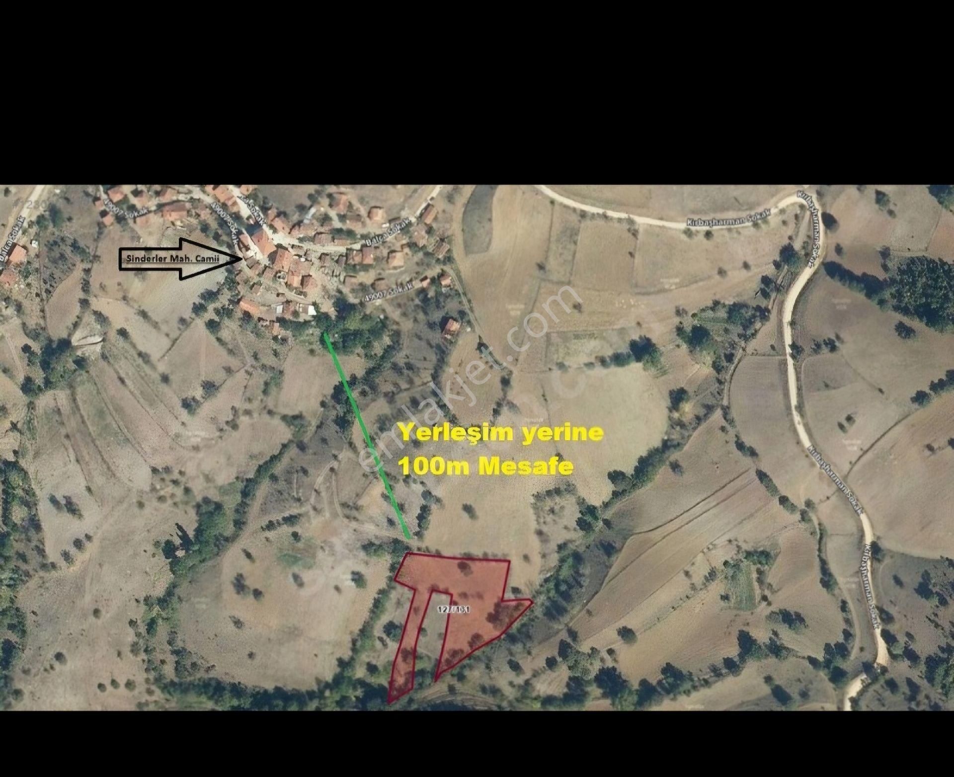 Sinderler'de Yerleşime 100m, Müstakil Tapulu 4592 M² Tarla – Kaçmaz Fırsat!