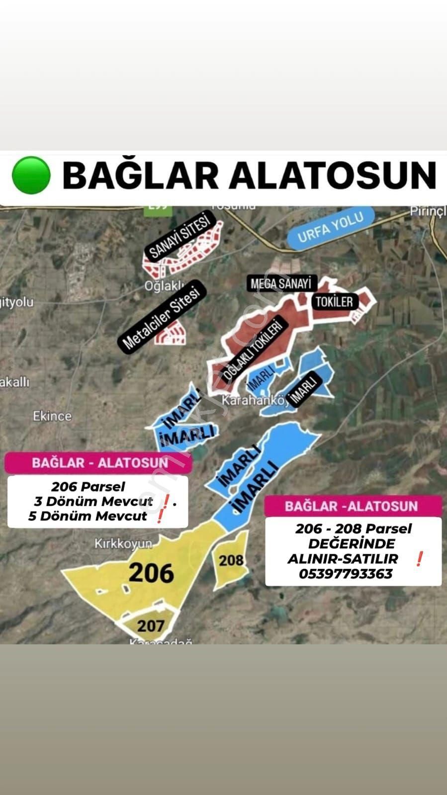 Alatosun 206 Parsel En Uygun Fiyat Garantisiyle ❗
