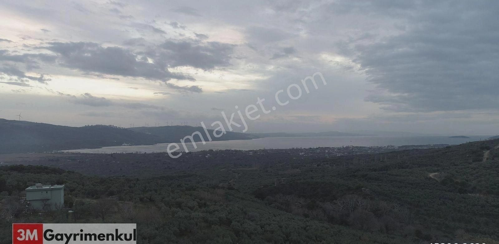 Erdek Hamamlıda Satılık Deniz Manzaralı Köy Civarı Arazi