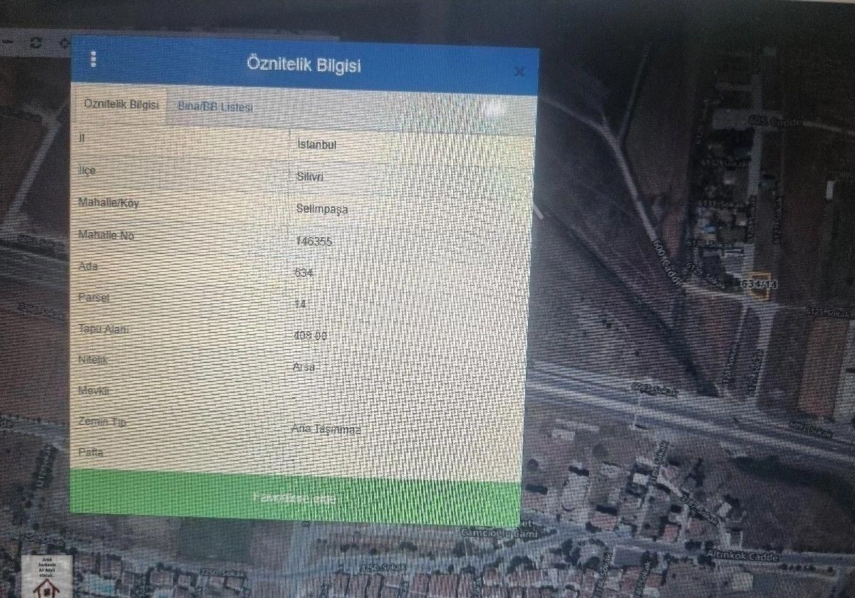 Proje Çizilmiş Ruhsat Alınmış Satılık İmarlı Arsa E5 Yoluna 50 M Mesafede - Görsel 4