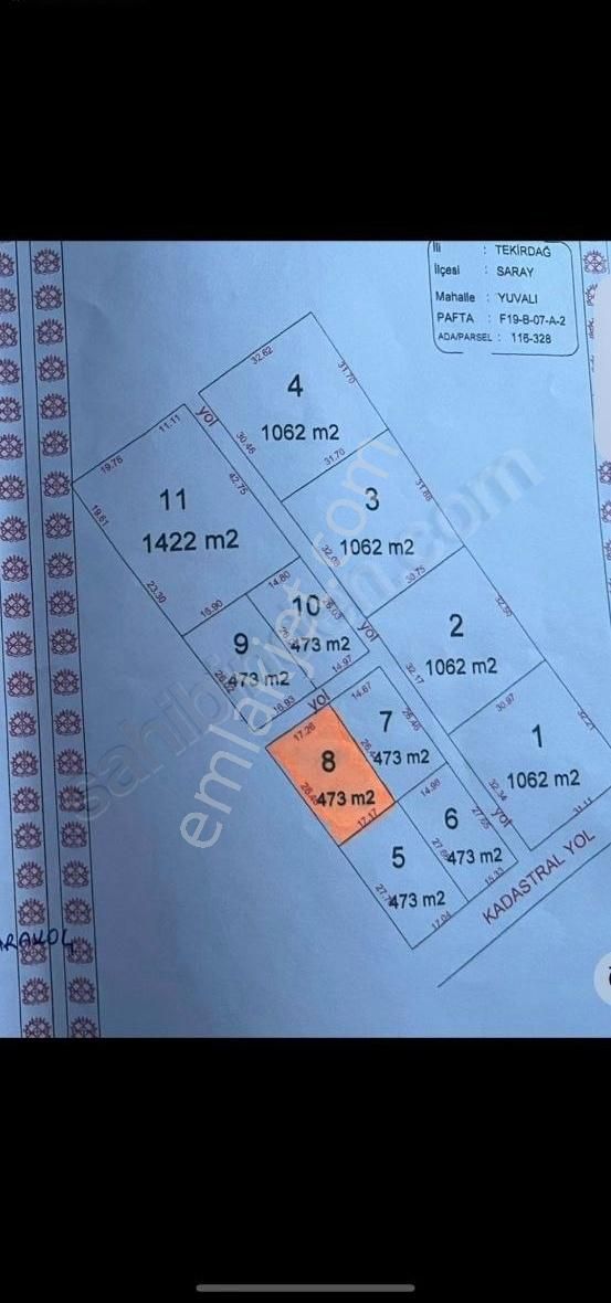 Yerleşim Alanı Yakını/resmi Yola Bir Parsel/düz Ve Tel Örgülü!!!