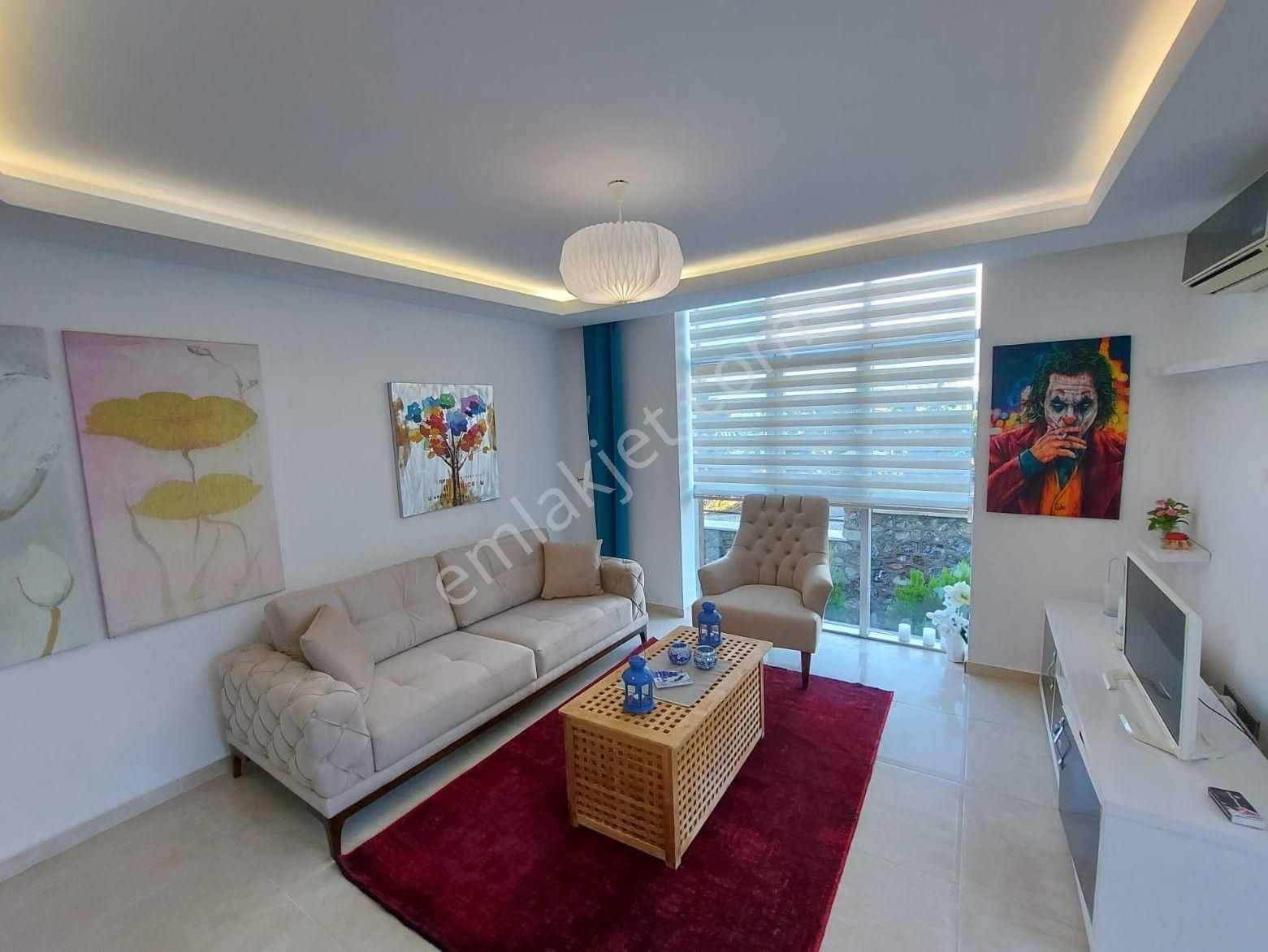 Alanya Kargıcak Mah.full Eşyalı Satılık 2+1 Daire