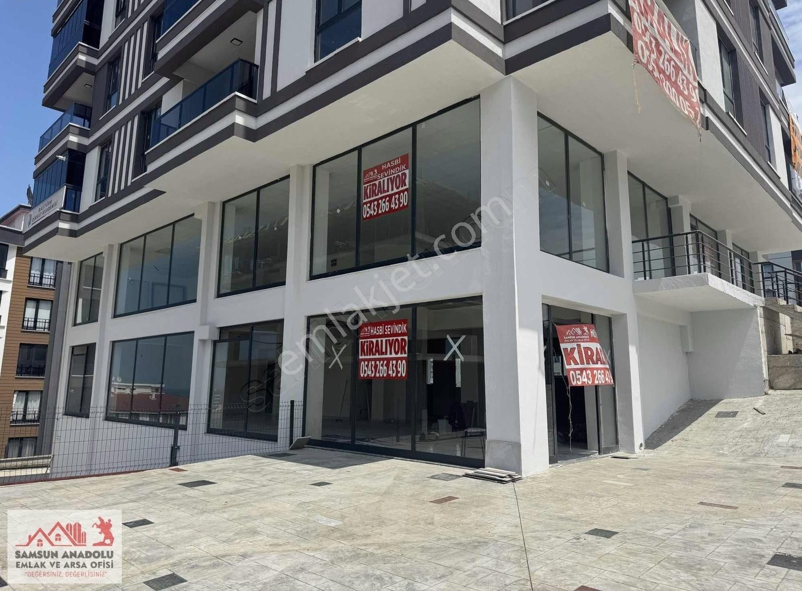 Atakum Rte Bulvarına Cephe Baca Ruhsatlı Kiralık Dükkan