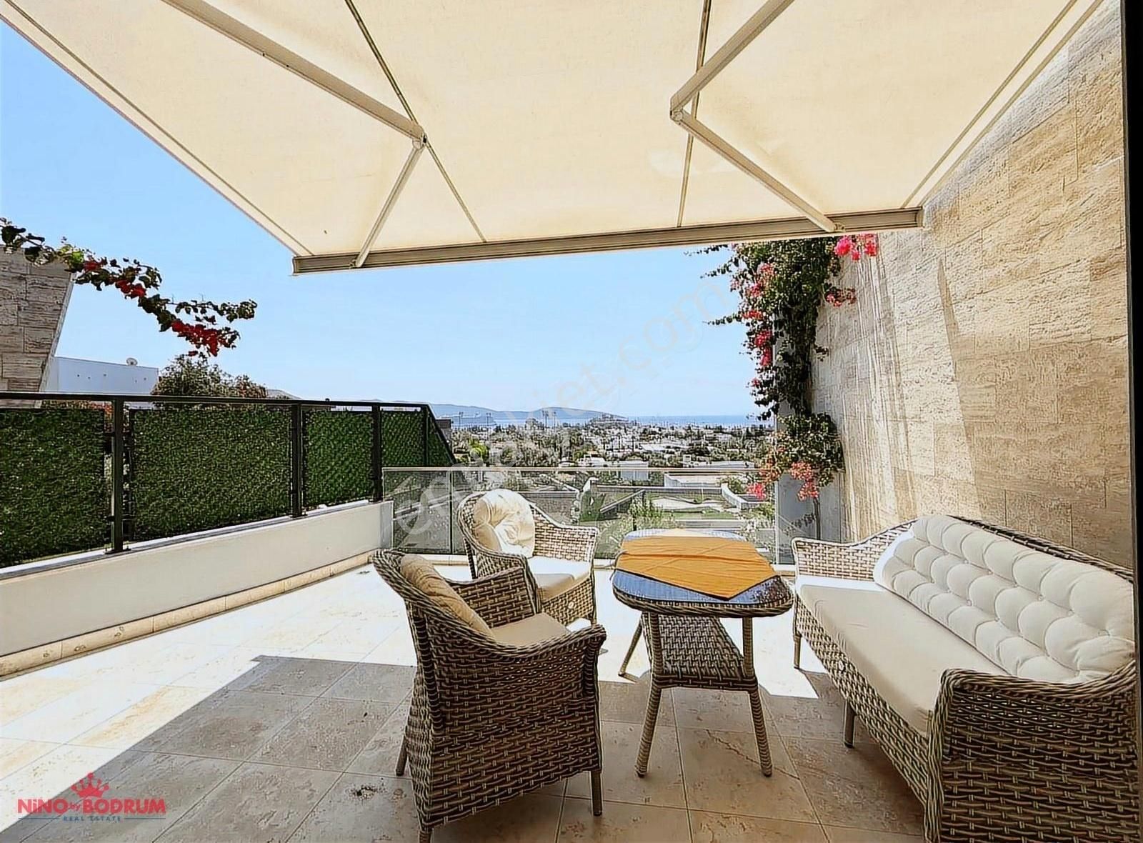 Bodrum Yokuşbaşı Prestijli Site' De Manzaralı 3 + 1 Flat Daire