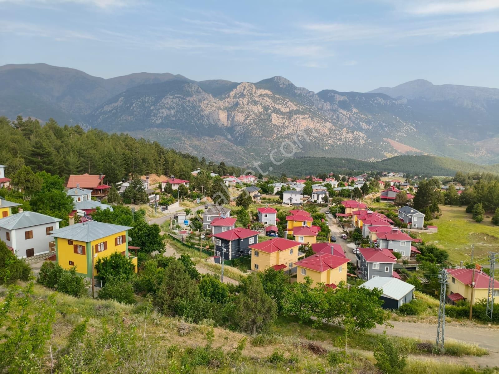 Pozantı Kar Emlaktan Alpu Yaylası Radar Yolunda Doğa Manzaralı İmralı İfrazlı 400 M2 Satılık Arsa - Görsel 30