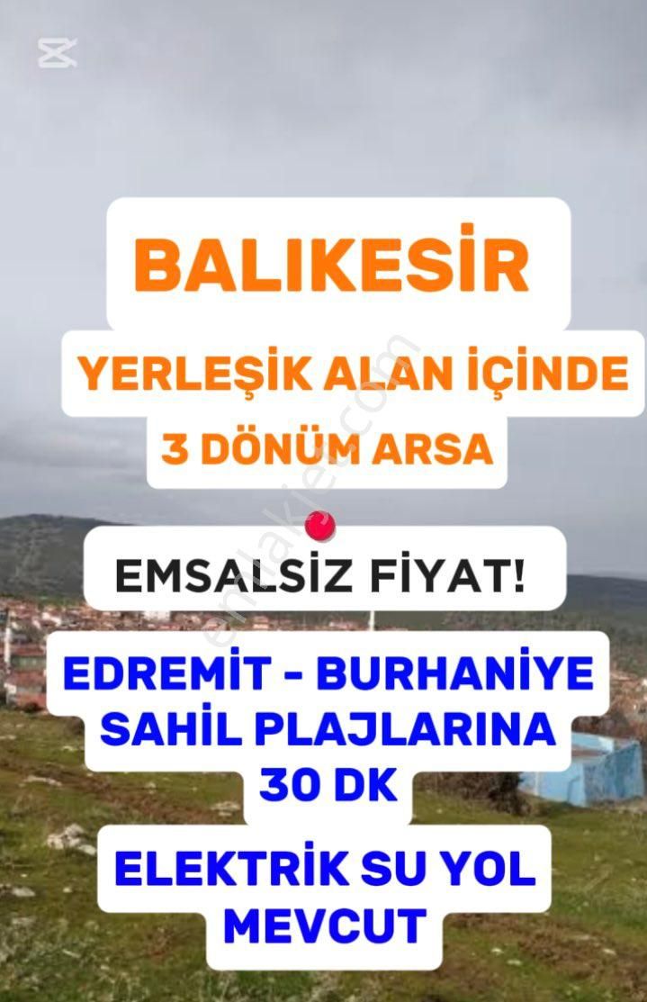 🚀fiyat Düştü Balıkesir Balya Köy İçi Resmi Yola Cephe Köy Yerleşik Alanı İçinde Arsa Vasfında Tarla