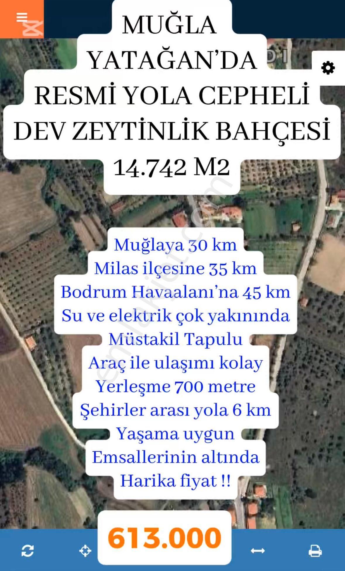 🏞️ Muğla Yatağan’da Yaşam Ve Tarımı Bir Arada Yaşayın!! Muhteşem Manzaralı Dev Yatırım Fırsatı!