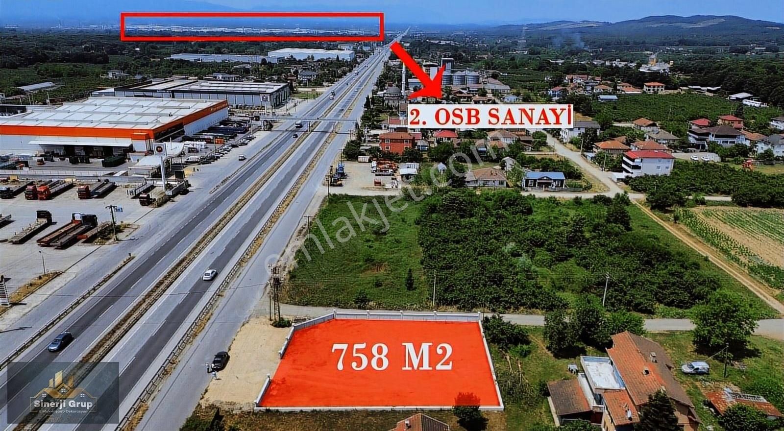 Sinerji Gruptan Büyükdere Mahallesinde 758 M2 Satılık Köşe Arsa