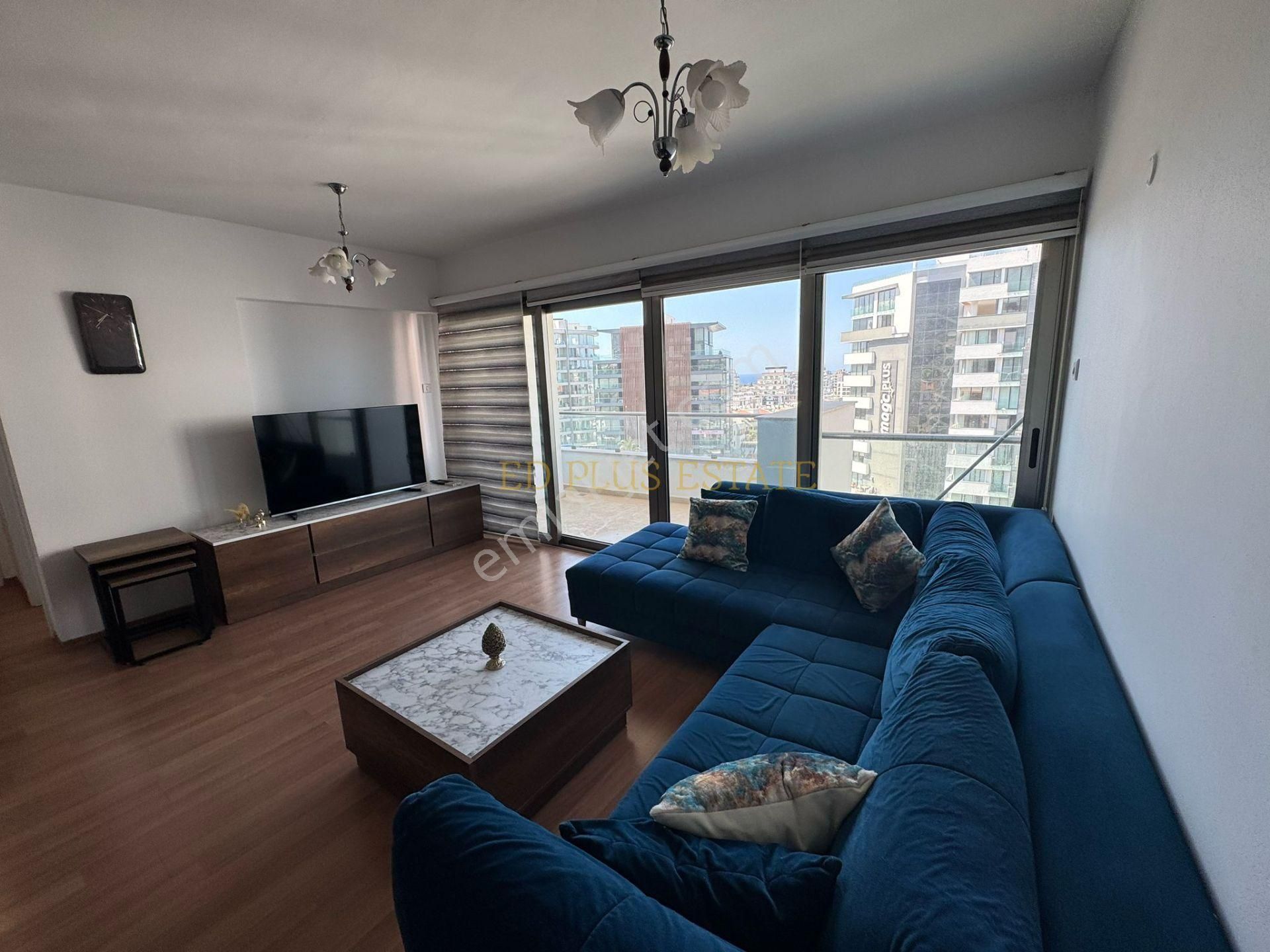 Girne Emtan Towers'da Deniz Manzaralı Full Yeni Eşyalı 2+1 Yeni Daire