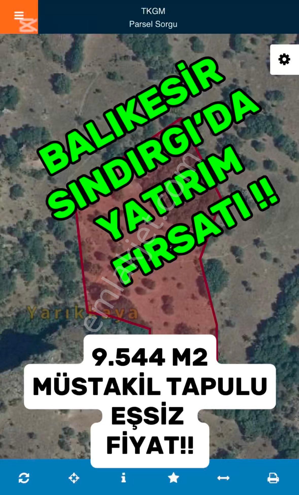 Balıkesir Sındırgı’da 9,5 Dönüm Arazi Sadece 299 Bin Tl