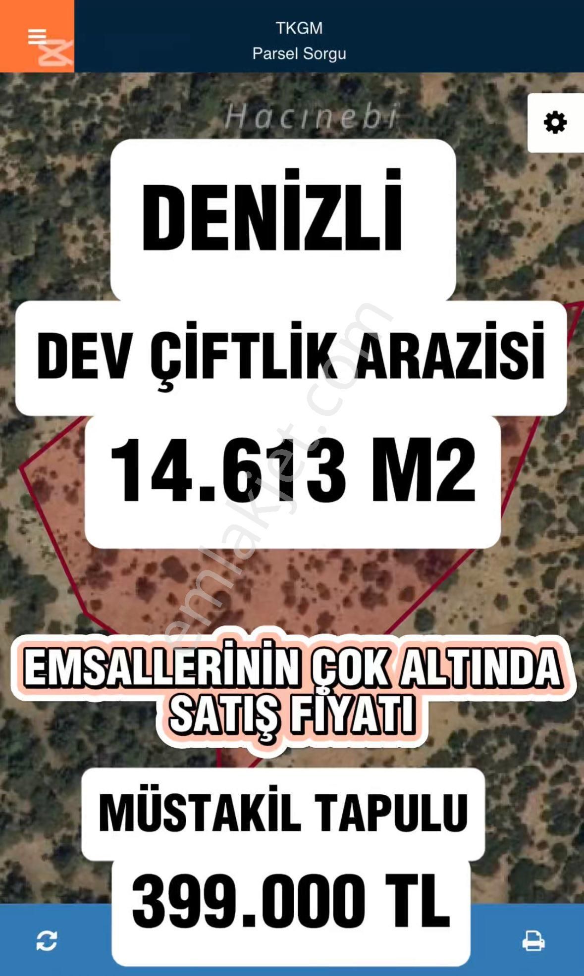 🏡 Denizli Kale’de Harika Manzaralı Yapılara Yakın Yatırımlık Tarla🌿