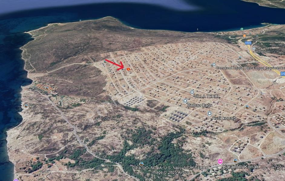 Karaburun Mordoğan Kamukent’te Deniz Manzaralı Villa Arsası - Görsel 12