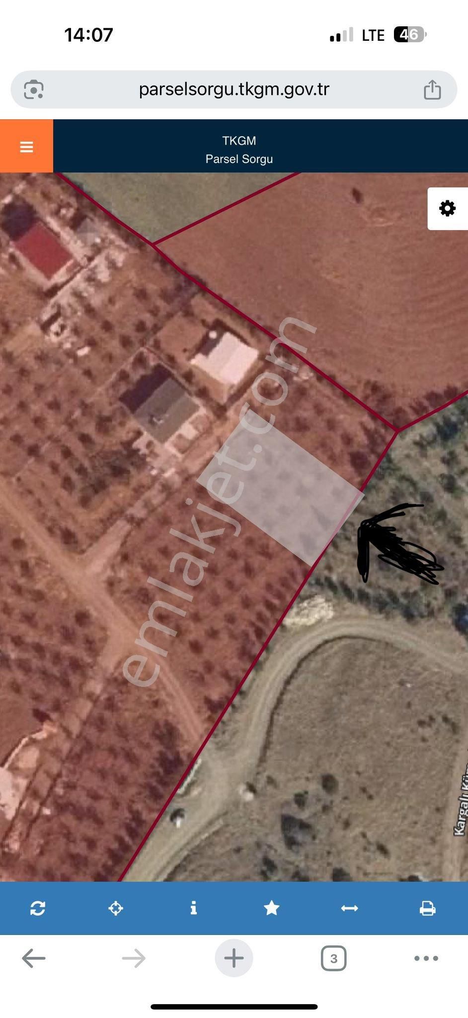 Elmadağ Kargalı Mevki 500 M2 Hobi Bahçesi