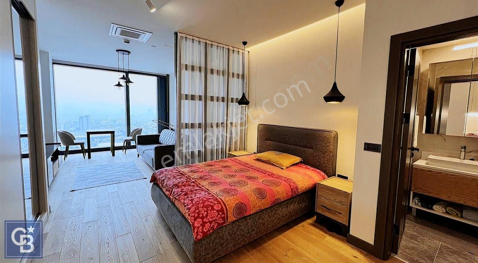 Mahal Bomonti'de Eşsiz İzmir Manzaralı Geniş 1+0 Eşyalı - Görsel 4