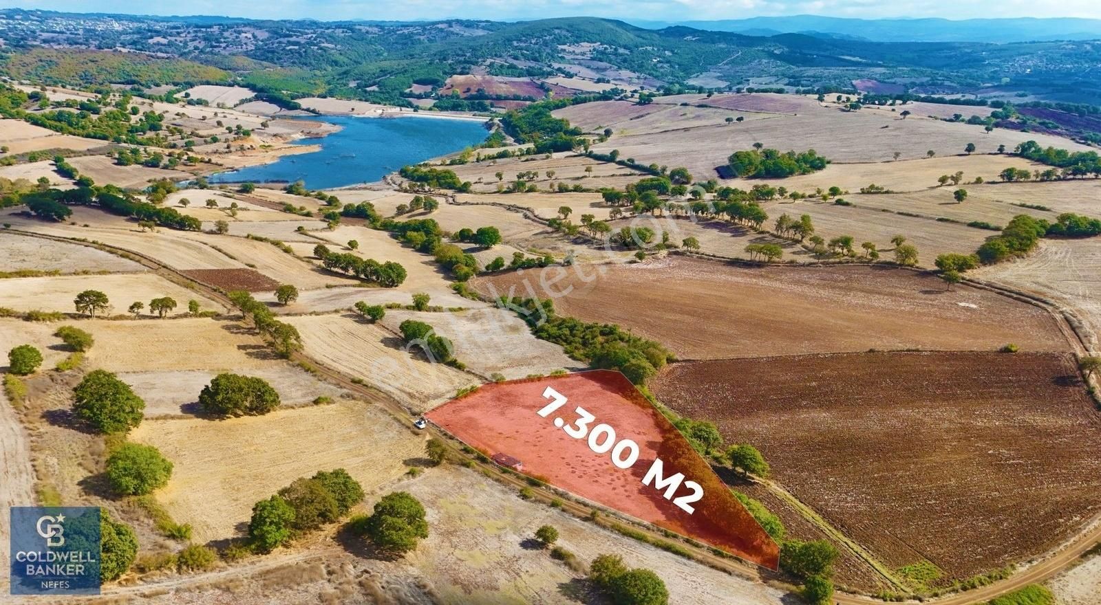 Çanakkale Çan Karadağ Köyünde 7.300 M2 Fırsat Satılık Tarla !