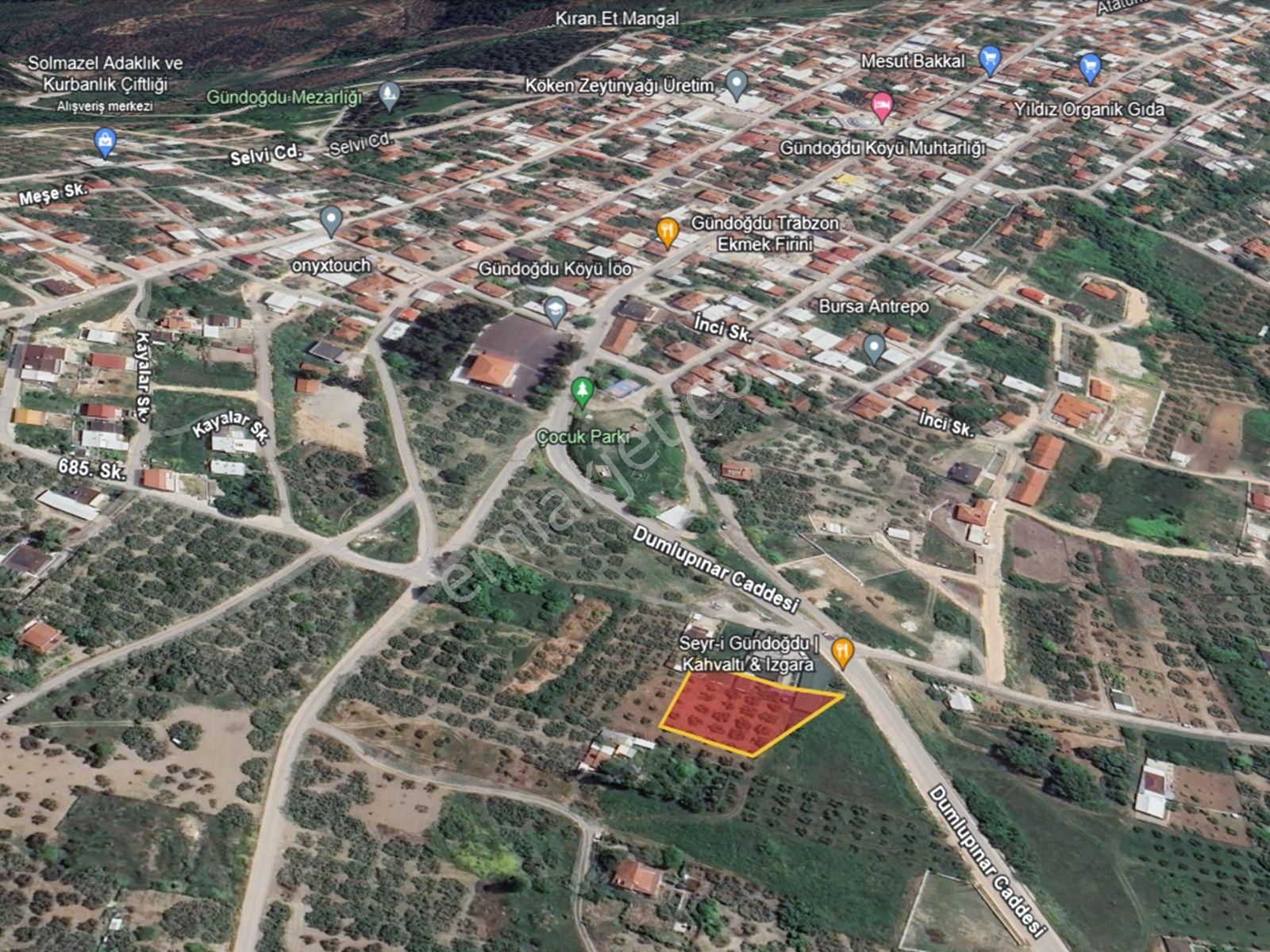 Bursa Osmangazi Gündoğdu Da Satılık Konut İmarlı Arsa