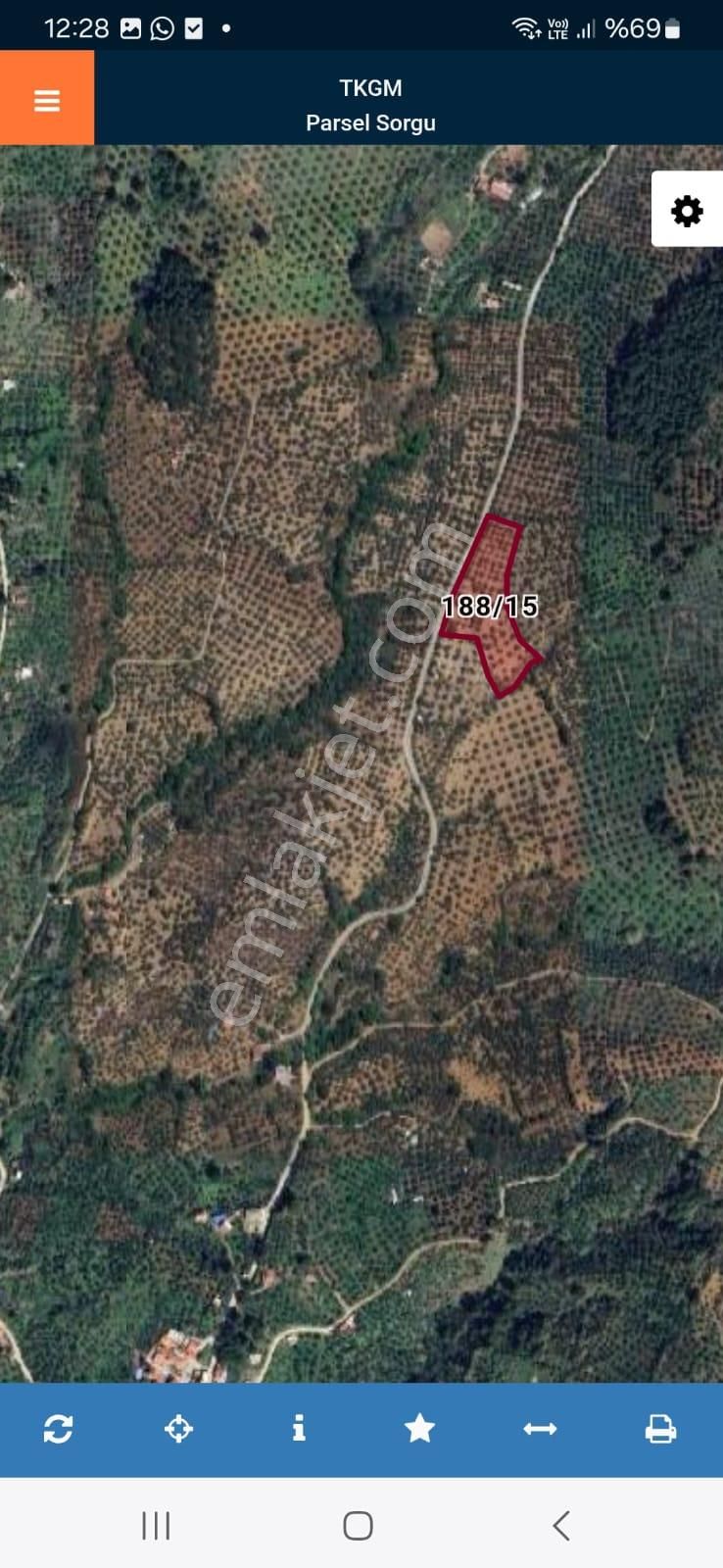 Pak Yapı'dan Edremit Dereli'de 7.652 M2 Yola Cephe Satılık Zeytinlik