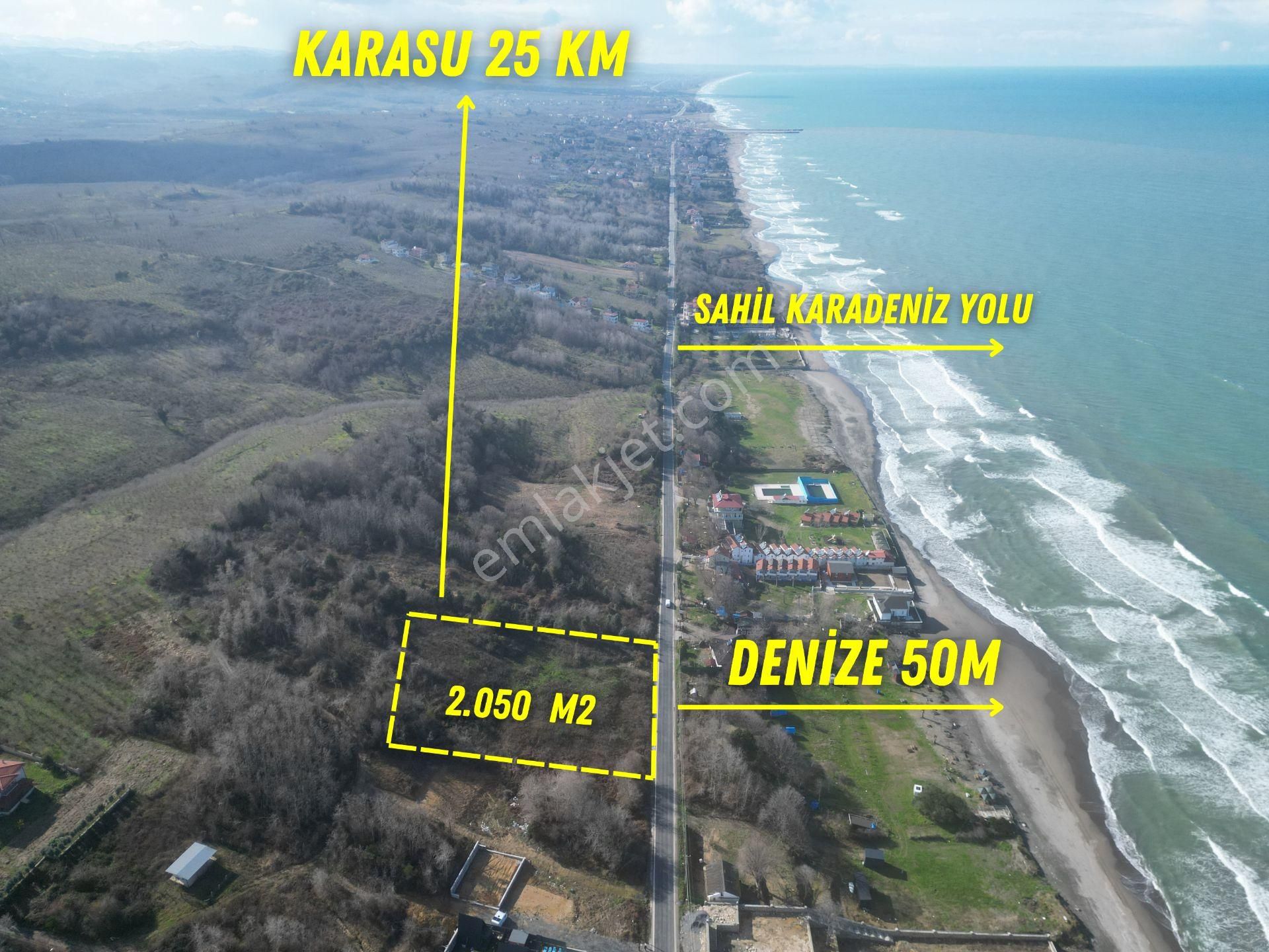 Karadeniz'in İncisi Melenağzı'nda Denize Sıfır Satılık Arsa