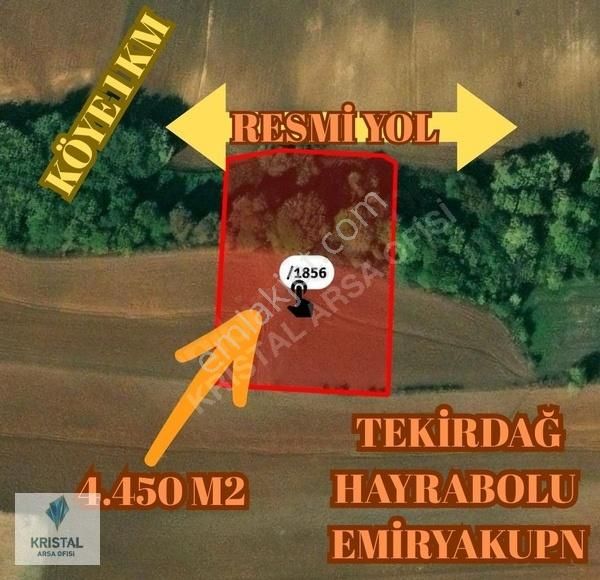 Favorilerin Dikkatine Fiyat Düştü!! Tekirdağ Hayrabolu 4.450 M2