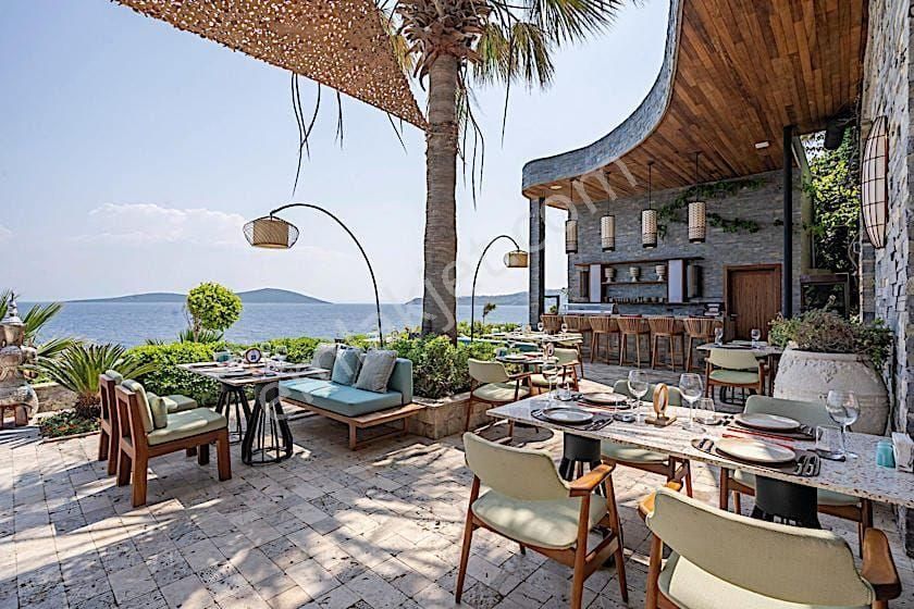 Bodrum Gündoğanda Satılık Özel Plajlı Sitede Tek Katlı Özel Havuzlu Deniz Manzaralı Sıfır Villa - Görsel 31