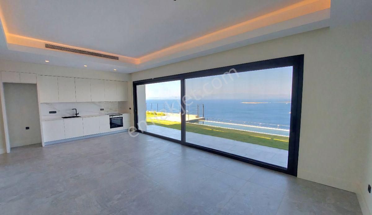 Bodrum Gündoğanda Satılık Özel Plajlı Sitede Tek Katlı Özel Havuzlu Deniz Manzaralı Sıfır Villa - Görsel 6
