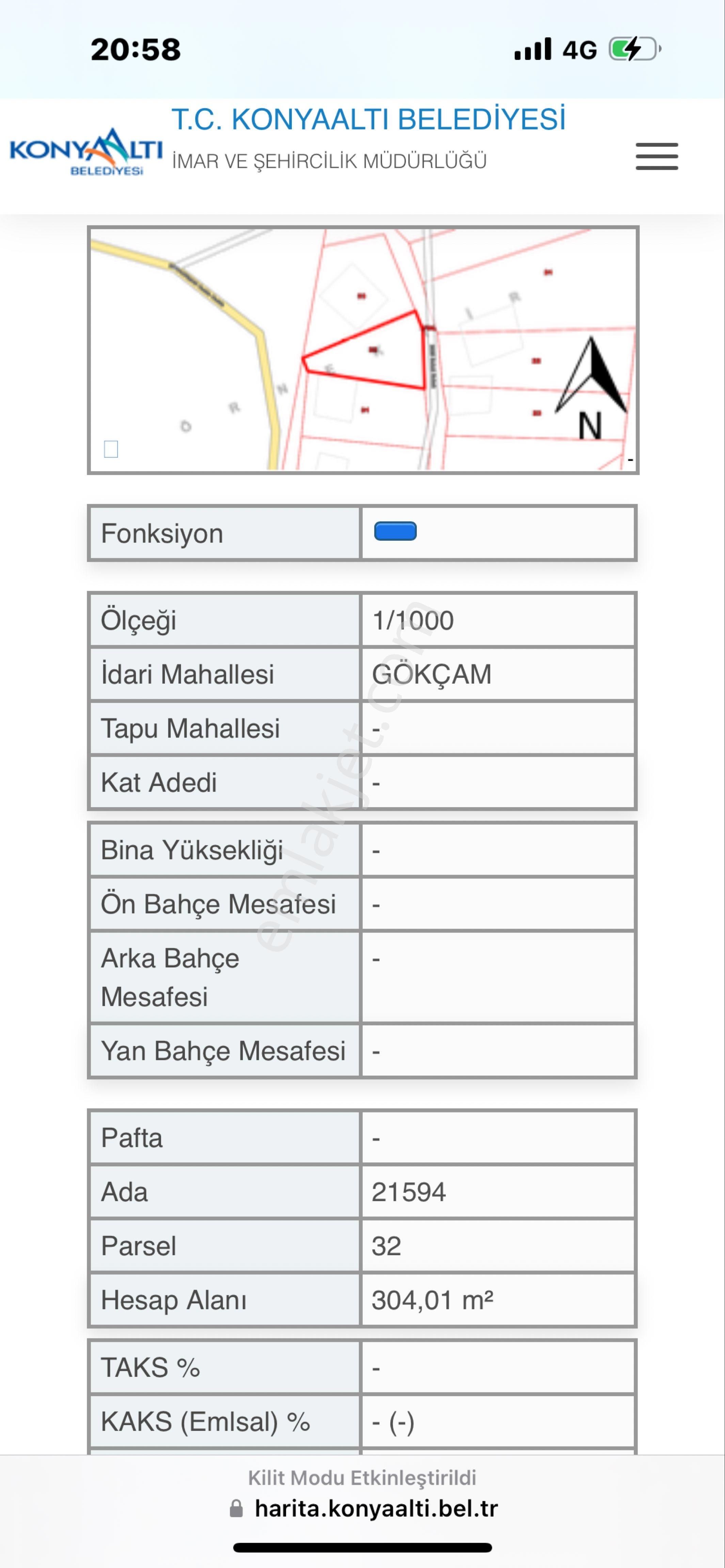 Konyaaltı Gökçam’da Doğa İçinde 305 Metre² Arsaya Sahip Müstakil Bungalov Ev - Görsel 24