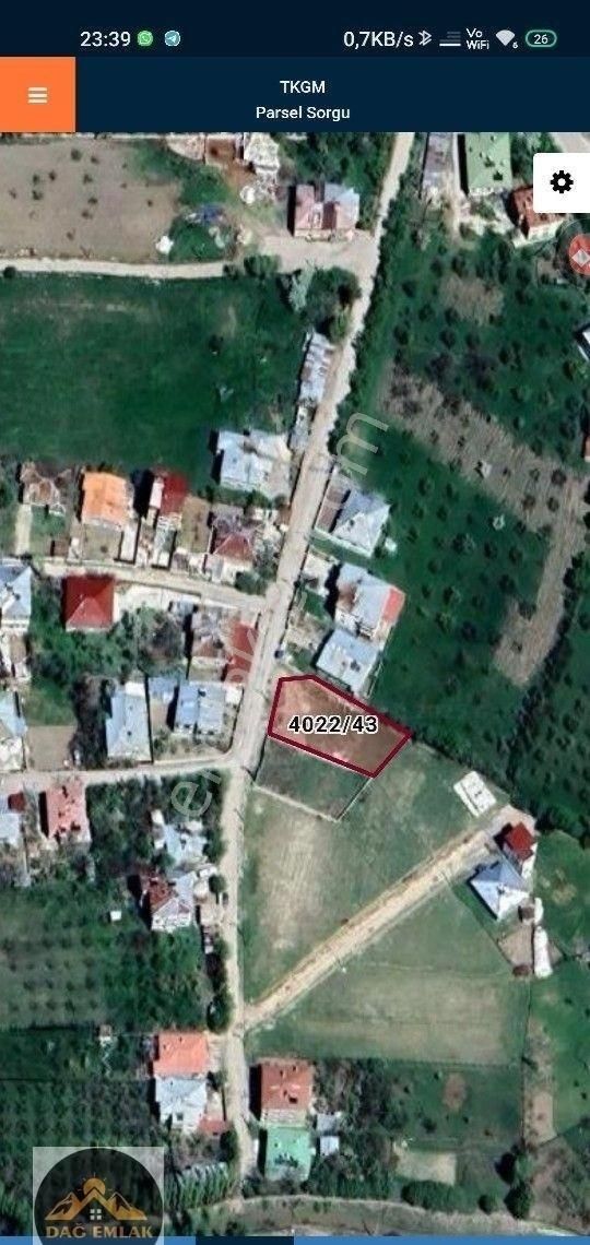 ✅dağ Emlak'tan Buzhane’de Satılık 752 M² Arsa – İmarlı, %30 Kullanım, 3 Kat İzinli