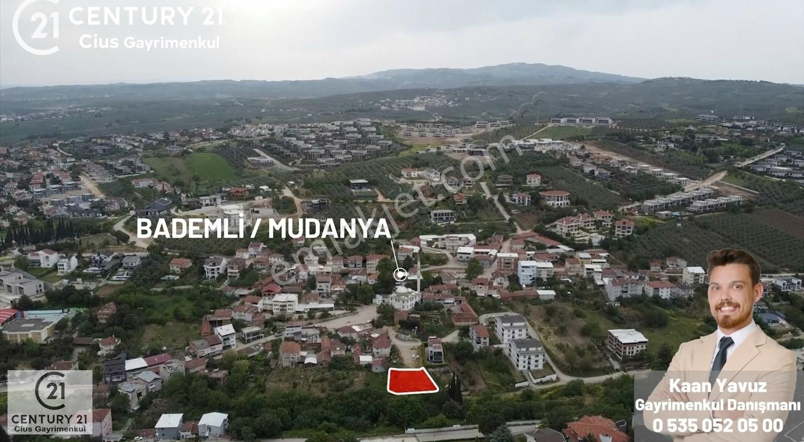 C21 Cius; Mudanya Bademli Satılık Villa İmarlı 573 M2 Arsa