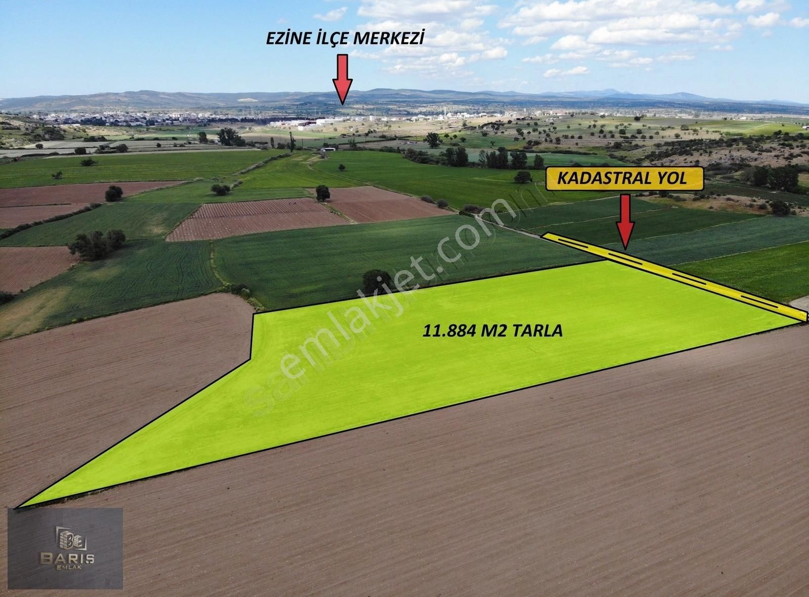 Çanakkale Ezine Merkeze Yakın Satılık Kupon Tarla - Görsel 31