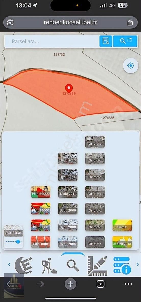 Kandıra Kaymazerıklı 3.592 M2 Resmi Yollu Satılık Arazi