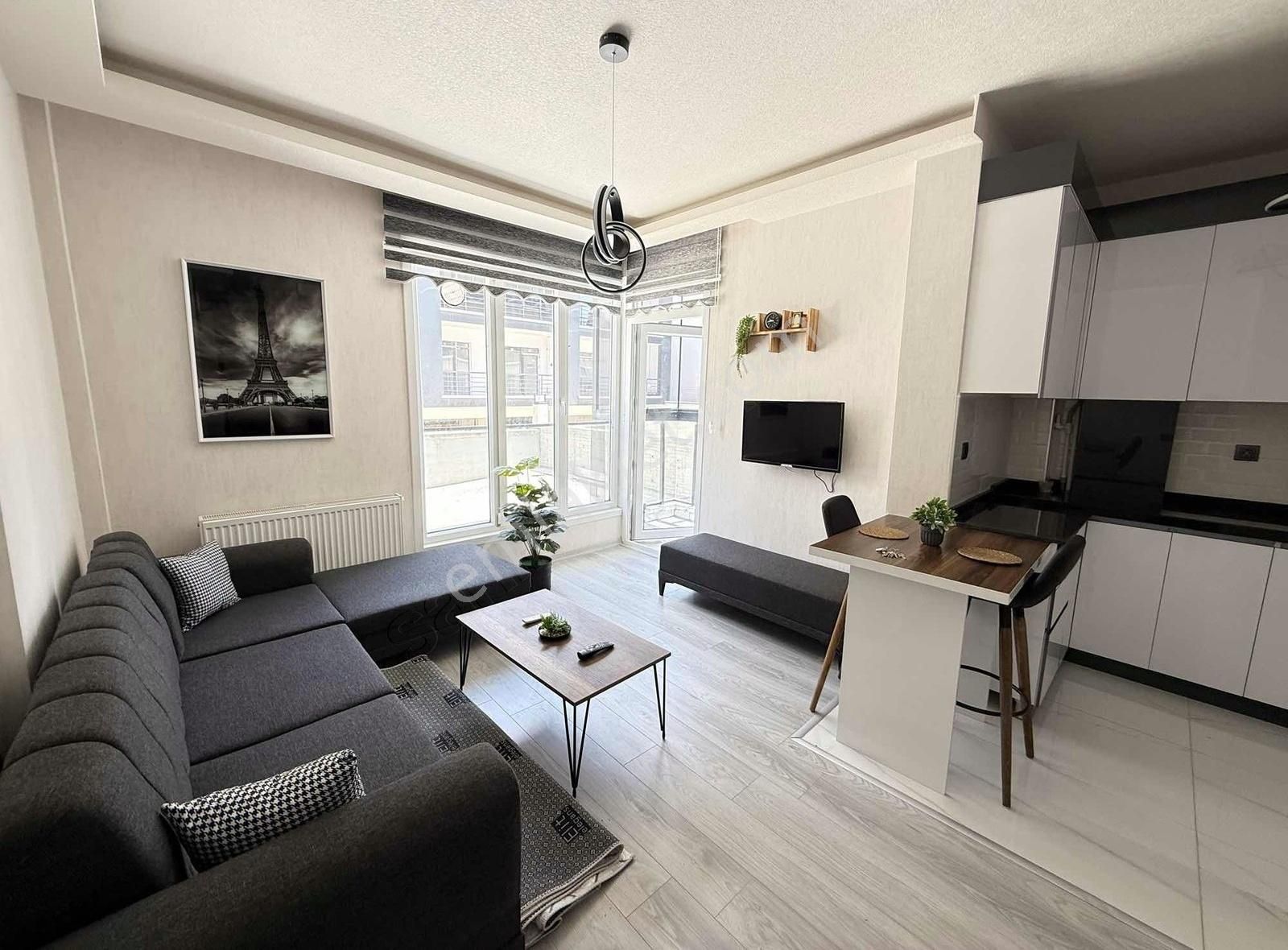 Ateşbey'den İncekte Sıfır Eşyalı Cam Balkonlu 1+1 Satılık Daire