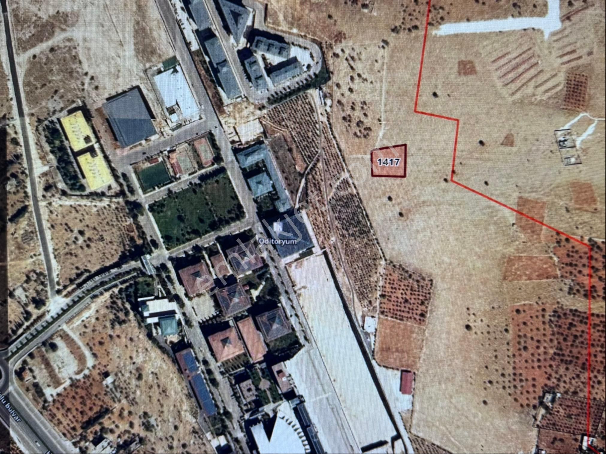Osmanlı Mah. Kalyoncu Ünv. Yanında Tek Tapu Satılık Arazi