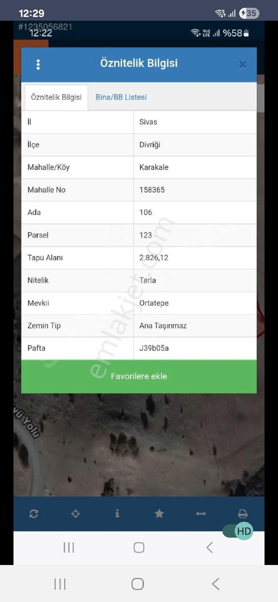 Sivas Divriği 12 Adet Hisseli Tapu Toplam 2900 M2 160 Bin Tl
