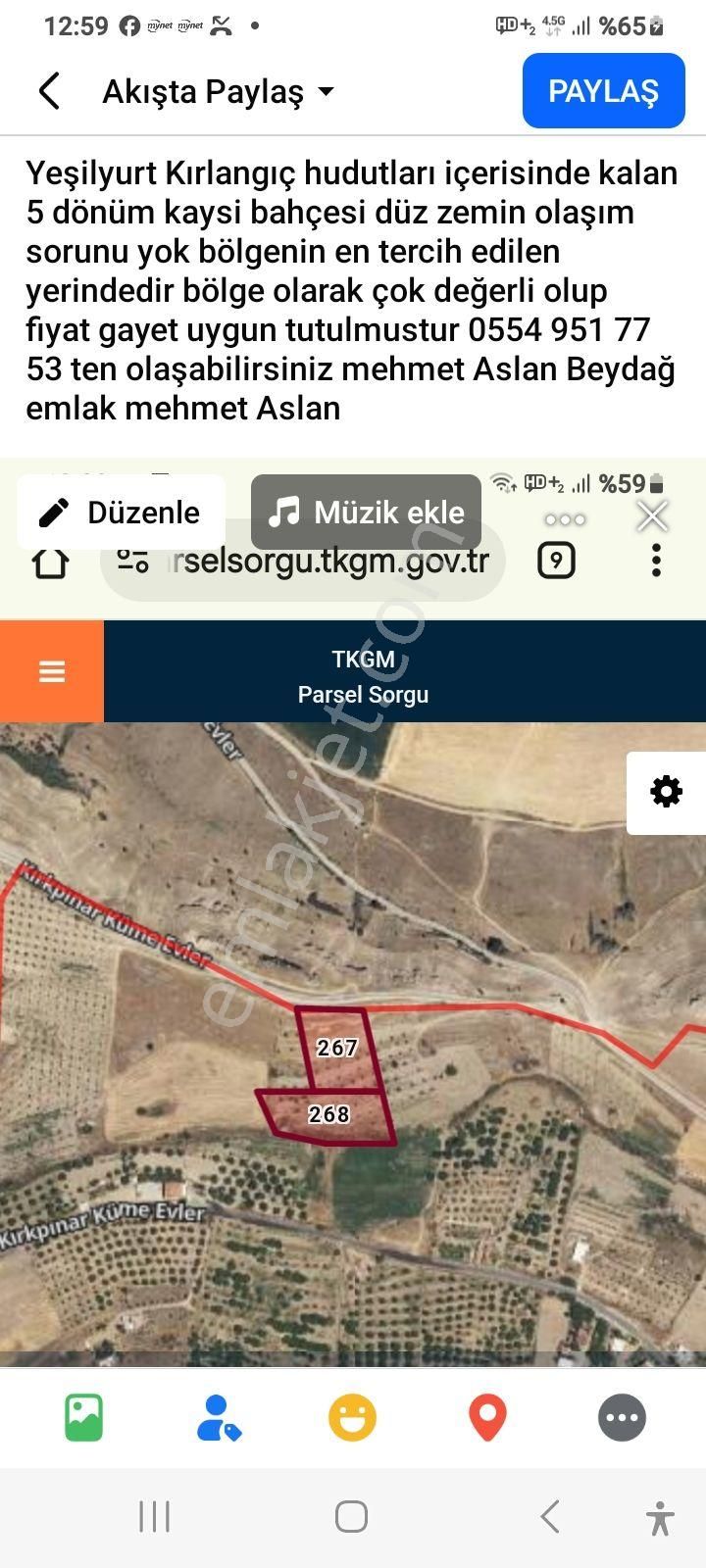 Beydağı Emlak Tan Satılık Kkaysicibahçesi