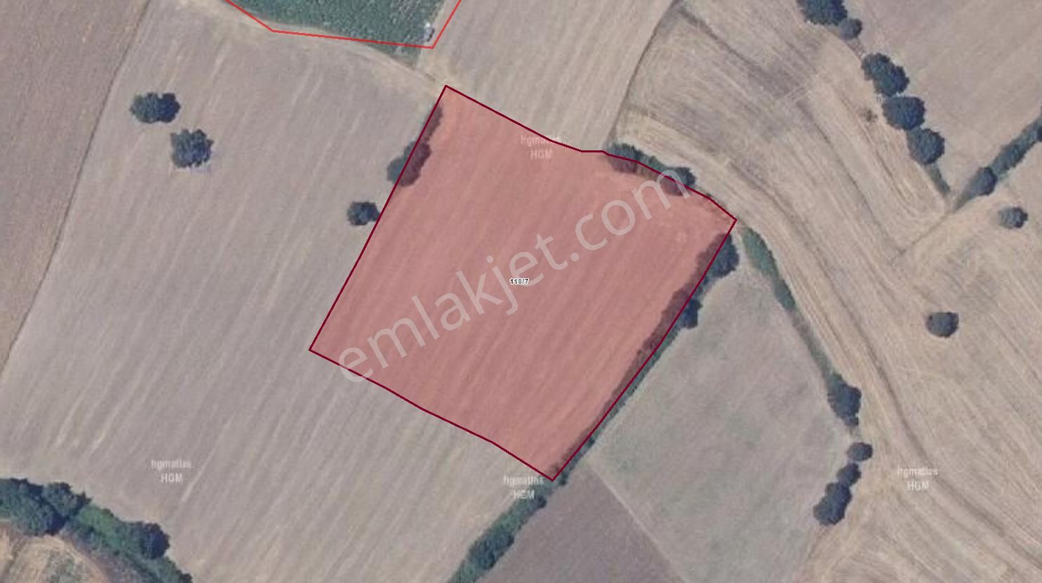 Çanakkale Biga Pekmezli Göktepe Köyü Sınırında 9737m2 Satılık Tarla