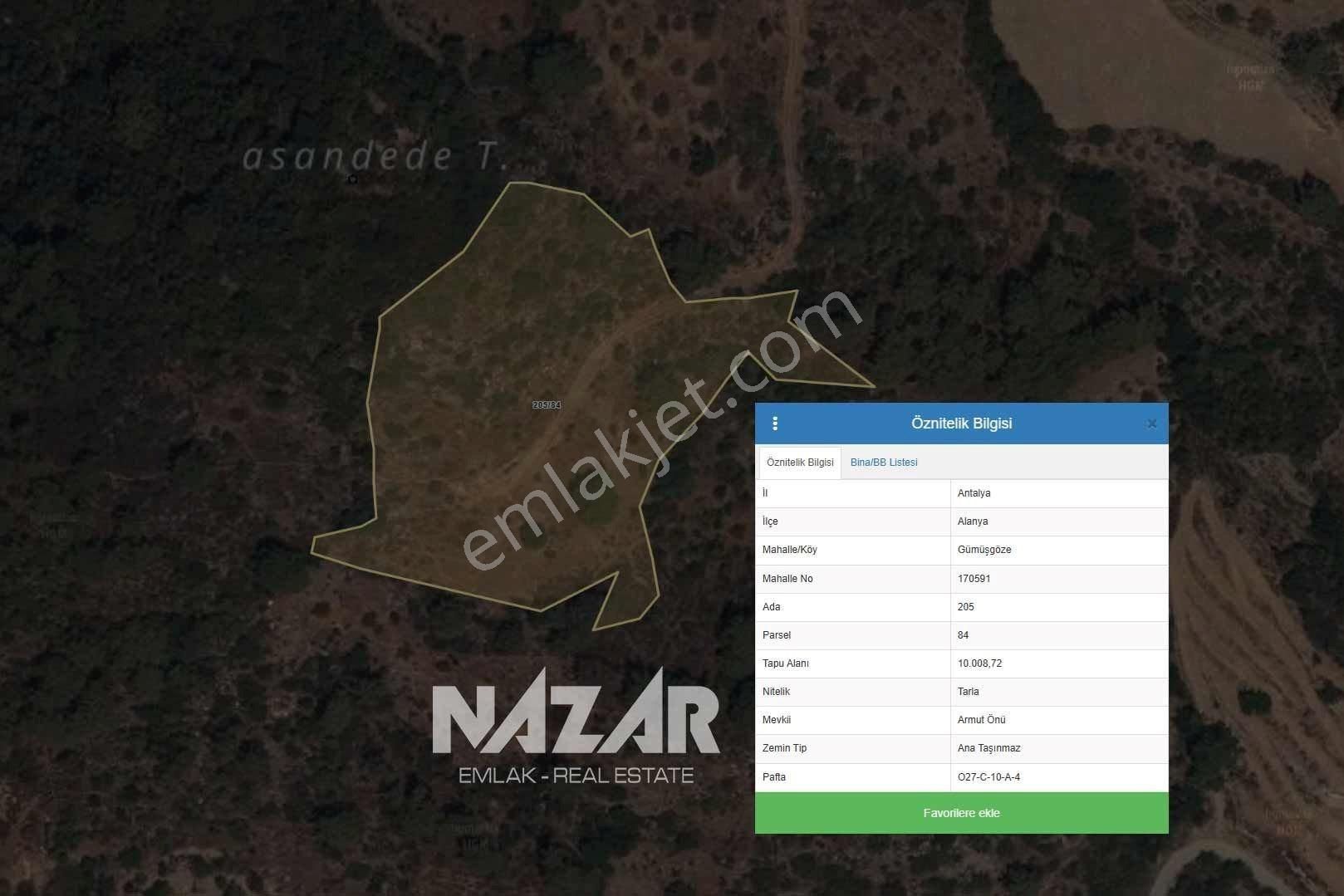 Alanya Gümüşgöze'de Satılık 10.000 M² Tarla - Görsel 19