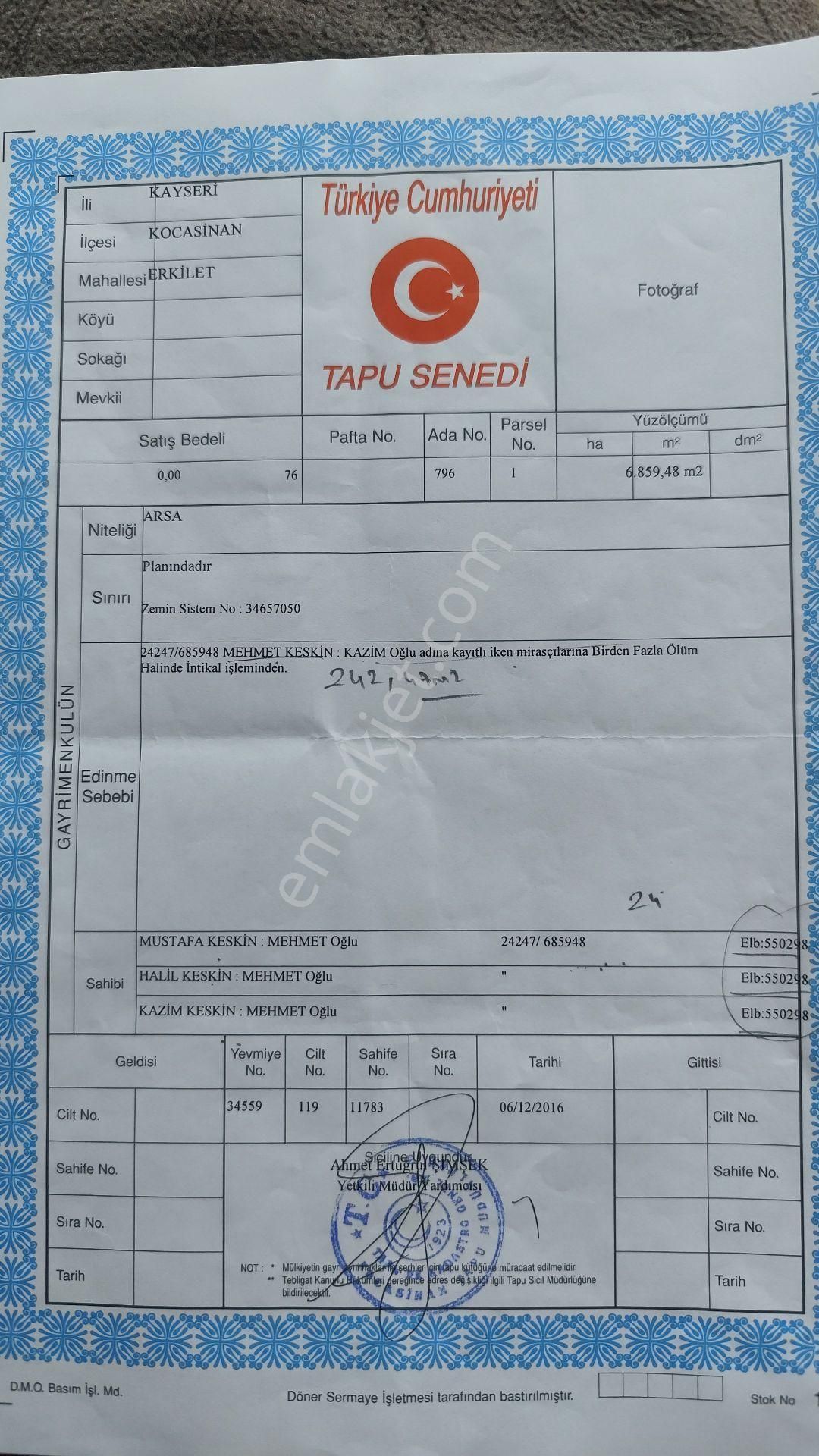 Ticari Ve Çok Katlı Konut Parseli İçinde Toplamda 300 Metre Arsa