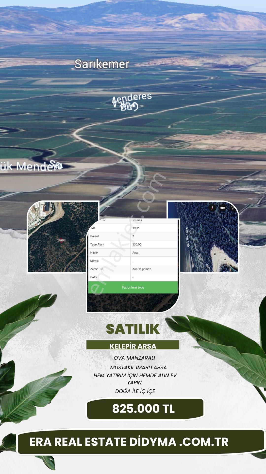 Didim Bozsekide Satılık Kelepir Arsa